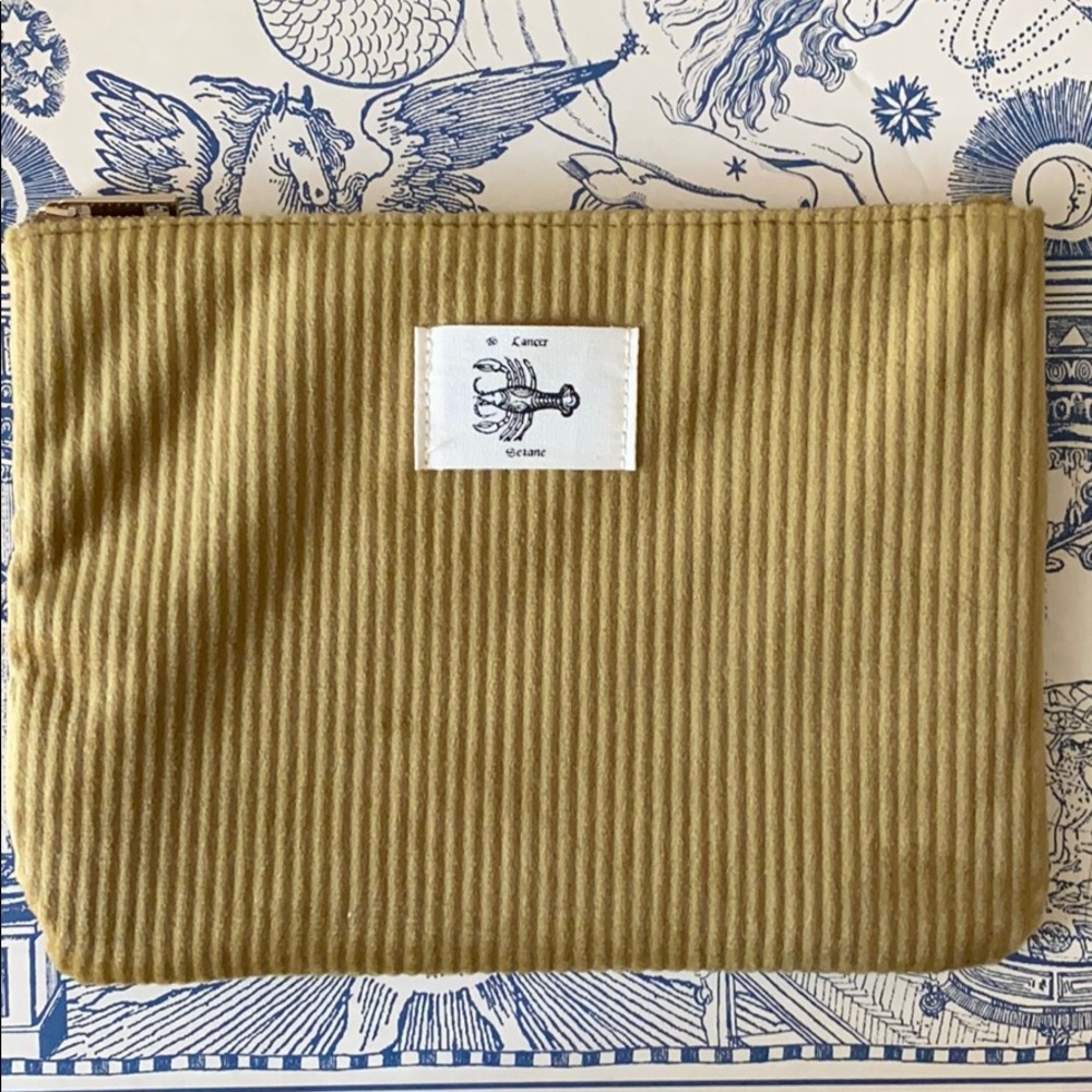 Sezane zodiac Cancer pouch
